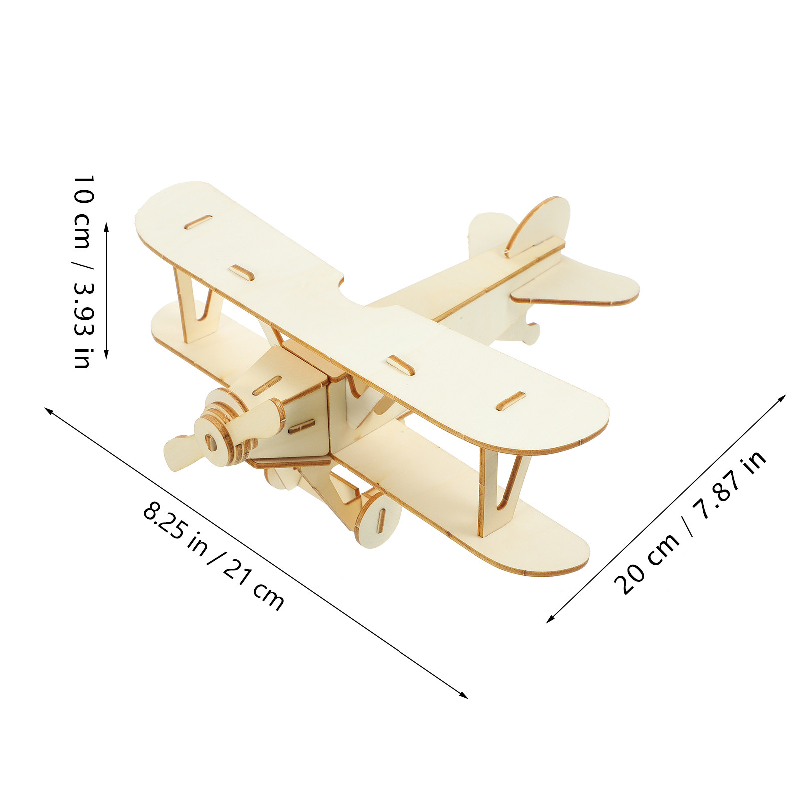 DIY Wooden 3D Airplane Assembl – обзор и цена Wooden Puzzle Kids