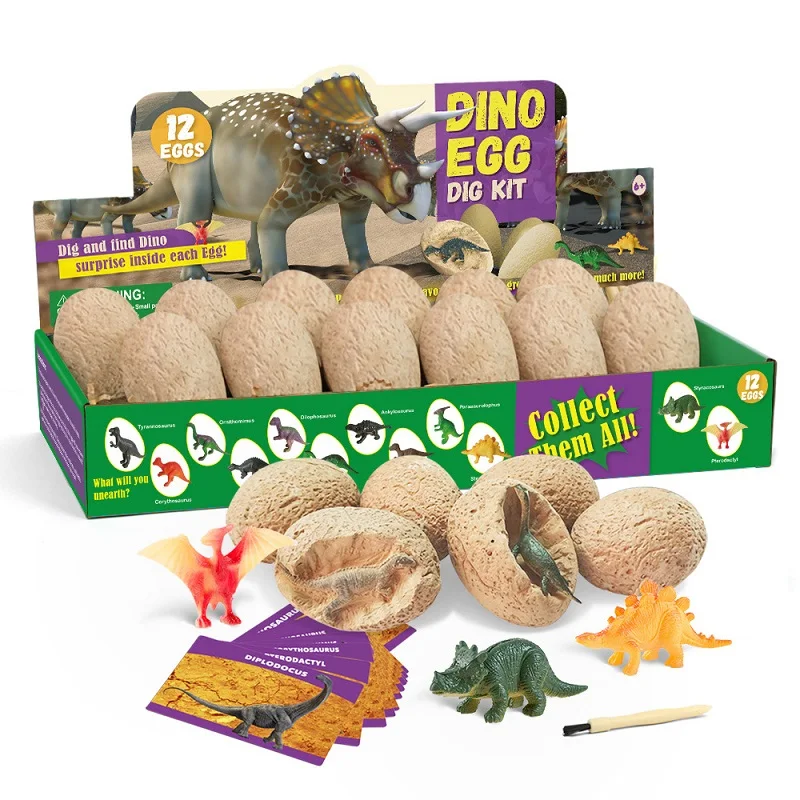 12PCS Archeological Dinosaur E – обзор и цена Kids Toys Videos