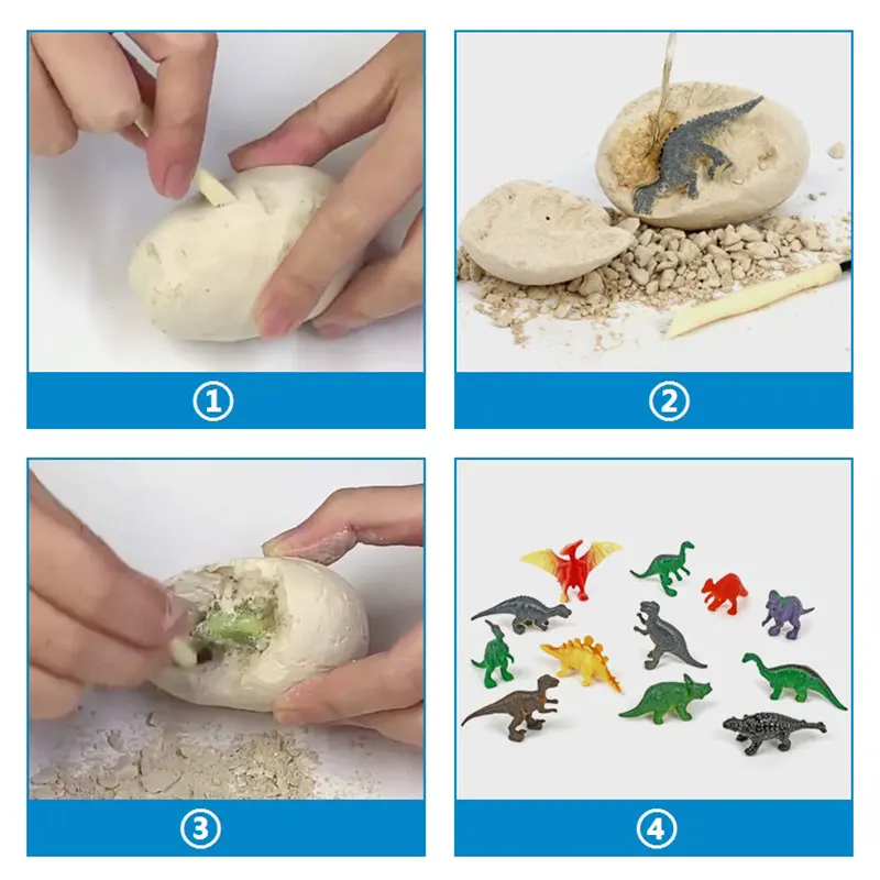 12PCS Archeological Dinosaur E – обзор и цена Kids Toys Videos