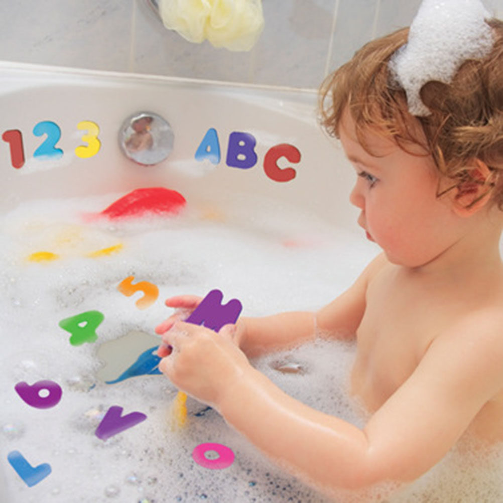 36Pcs Colorful Eva Foam Alphab – обзор и цена Bath Letter Number Foam
