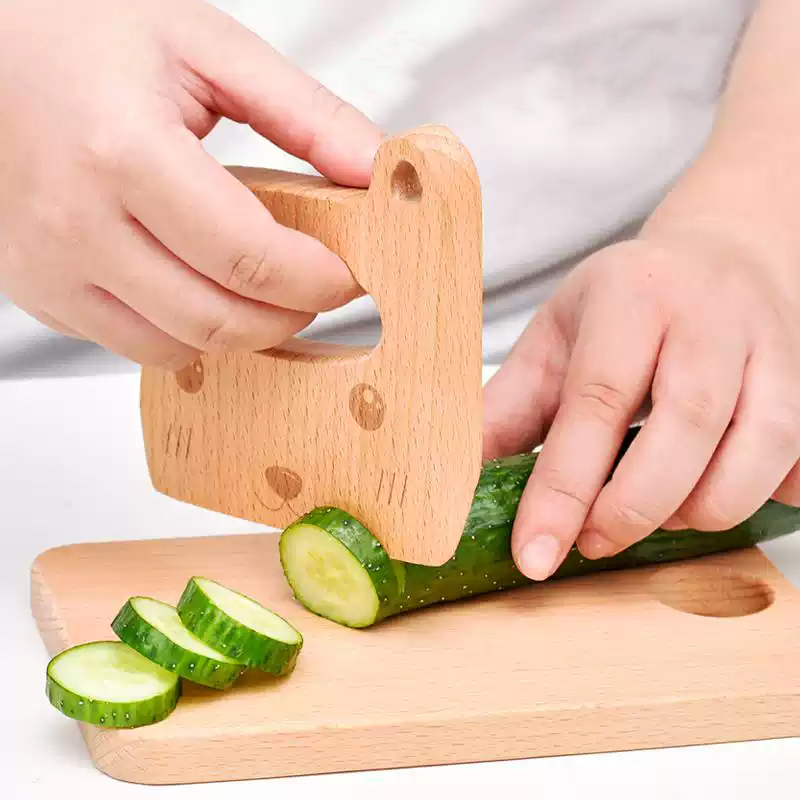 Wooden Kids Knife for Cooking  – обзор и цена Kids Toys Kitchen Set