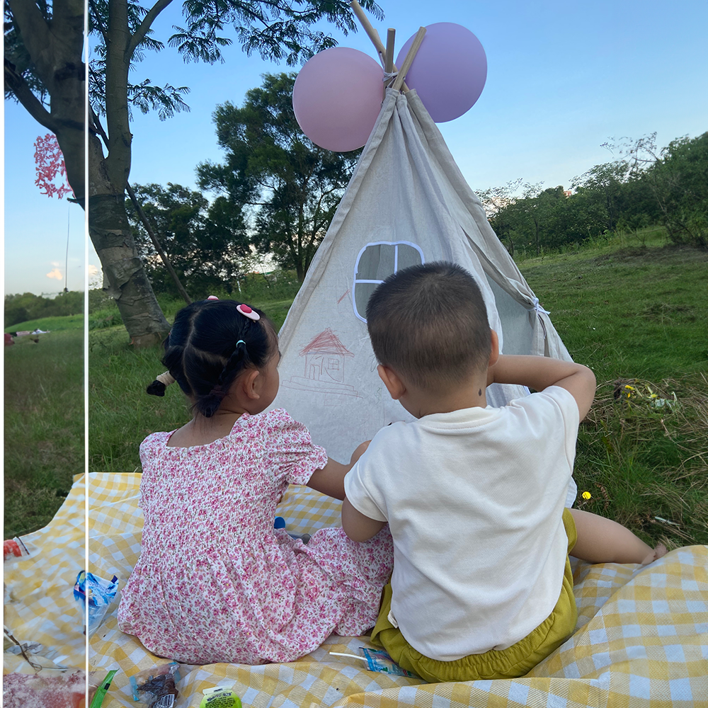 Popular Colorful Panited Tent  – обзор и цена Kids Toys Bd