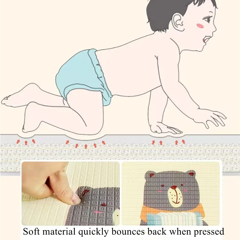 Baby Play Mat Thicken 1/0.5cm  – обзор и цена Kids Toys Bd