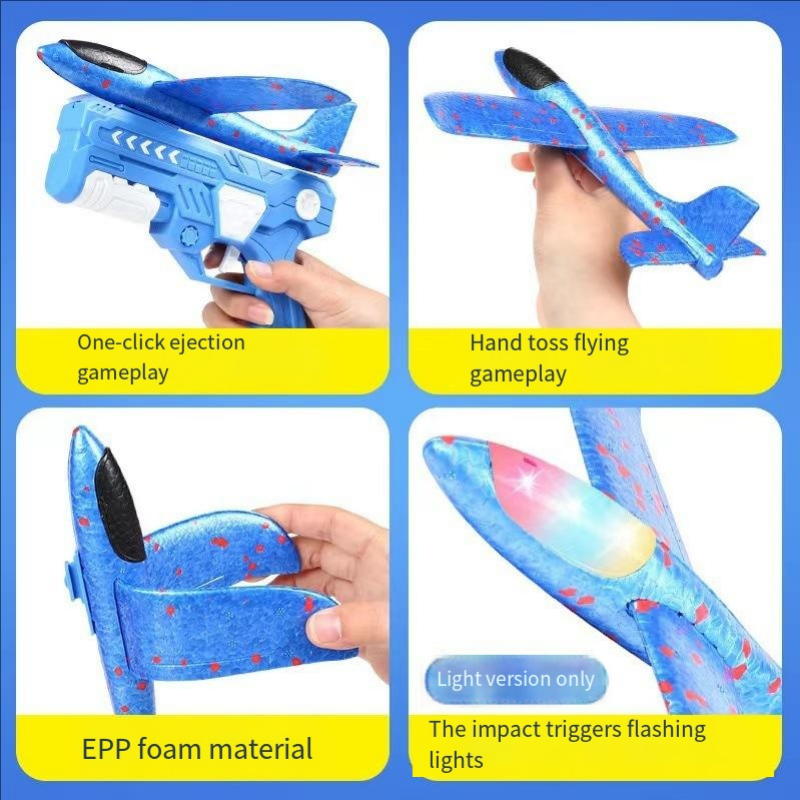 Glowing Foam Aircraft 10M Laun – обзор и цена Catapult Launcher Toy