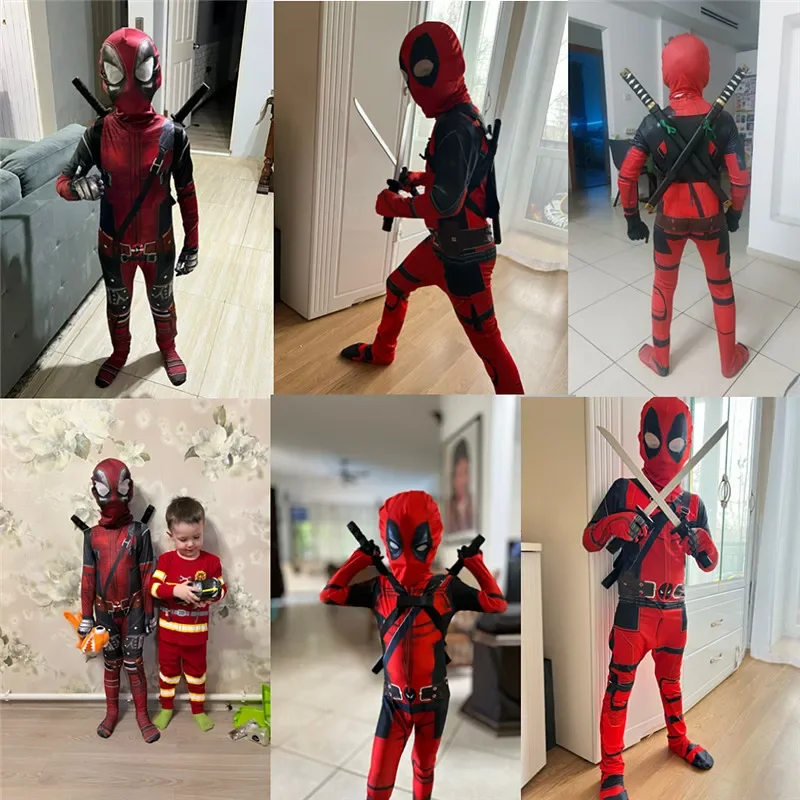 3-12Y Kids Deadpool Costume wi – обзор и цена Kids Toys Bag