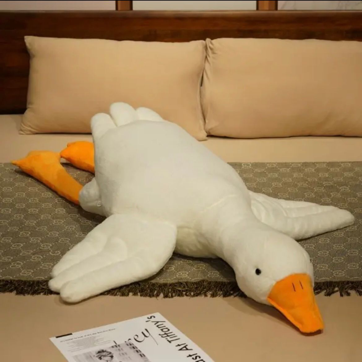 160cm Cheap Huge Cute Goose Pl – обзор и цена Kids Toys Low Price
