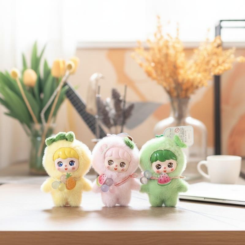 Cute Fruit Plush Doll Keychain – обзор и цена Kids Toys Bag