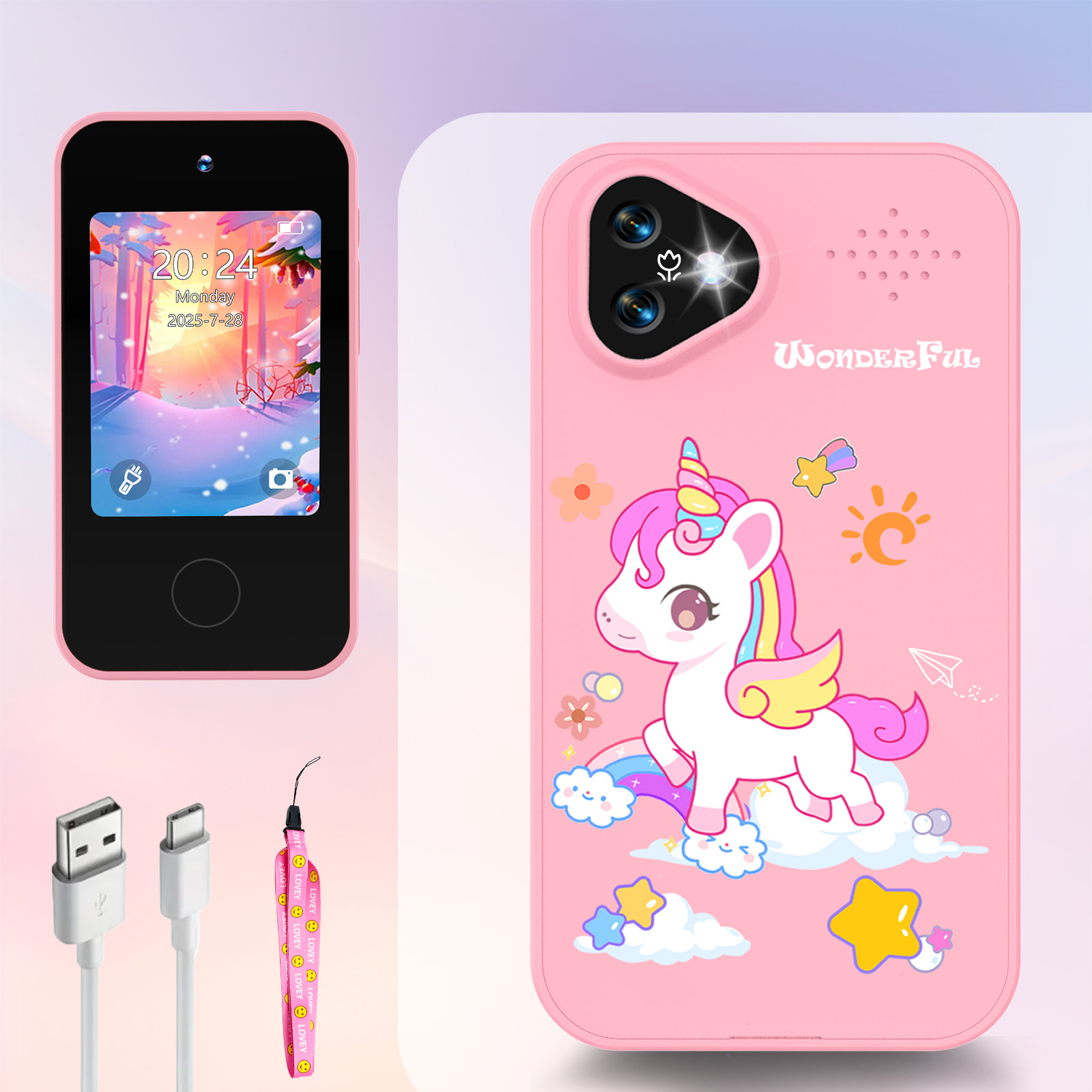 Unicorn Kids Smart Phone Camer – обзор и цена Kids Toys Smartphone