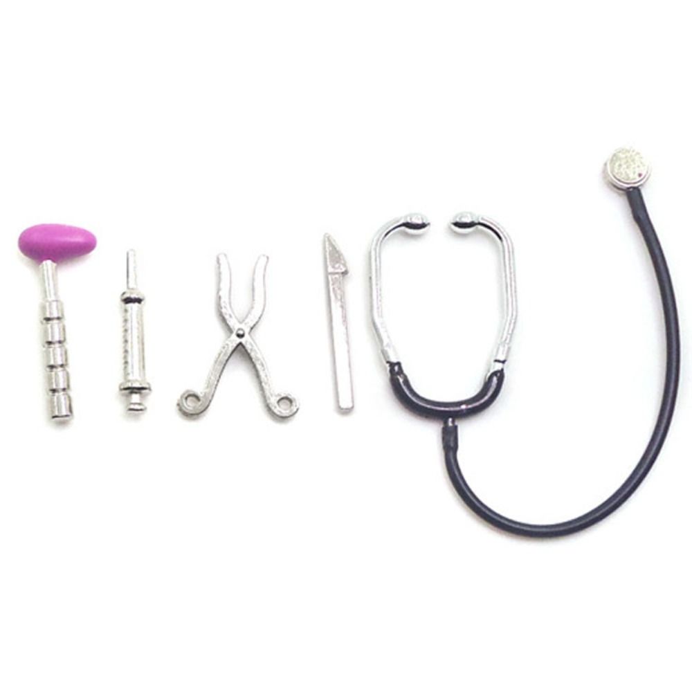 1/6 1/12 Scale Dollhouse Steth – обзор и цена Kids Toys Doctor Set