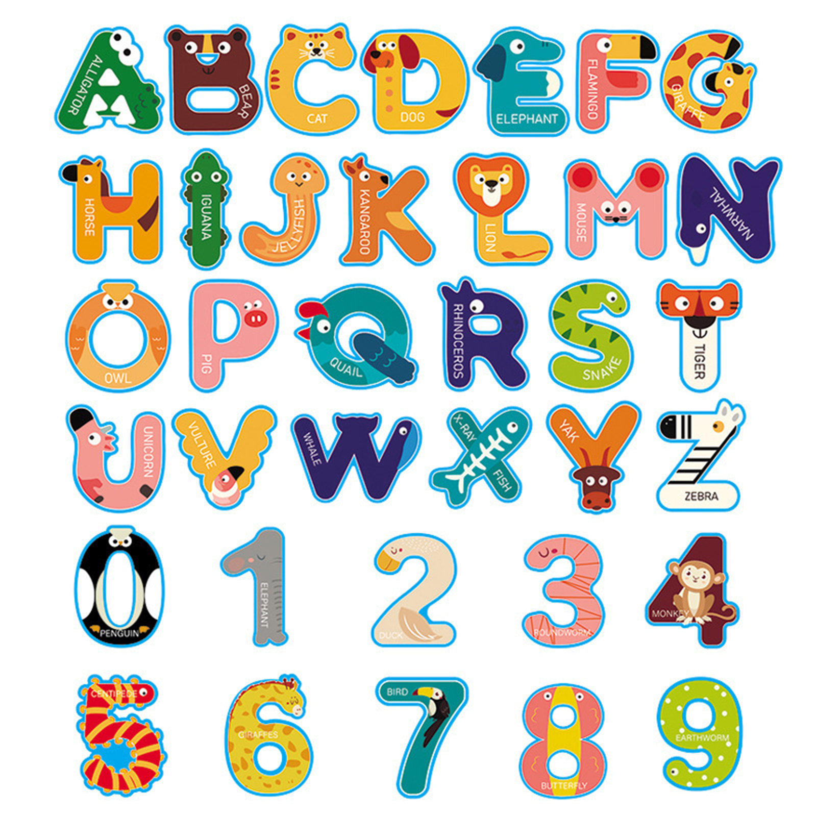 36 Pieces Children's Bath Foam – обзор и цена Bath Letter Number Foam