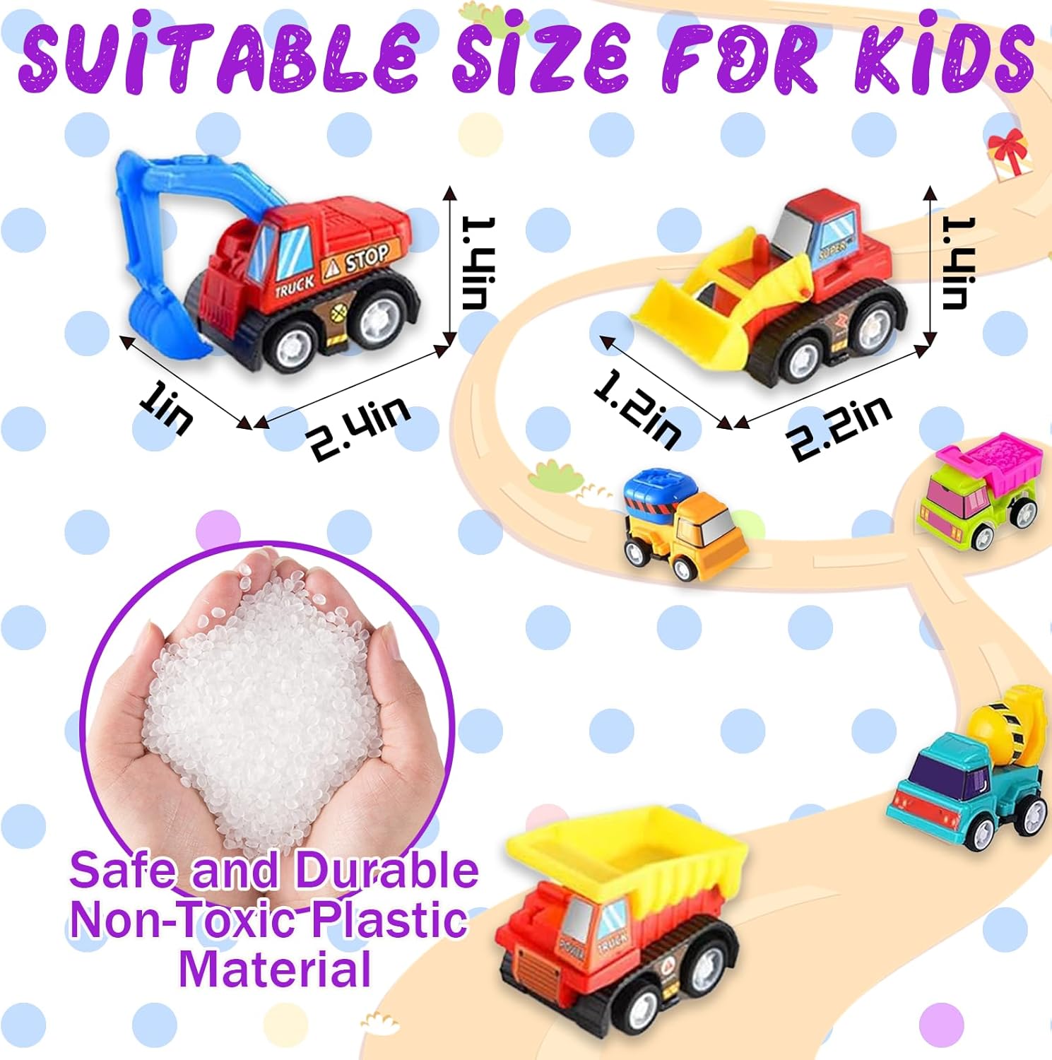 12pcs Pull Back Cars Truck Veh – обзор и цена Kids Y Toys
