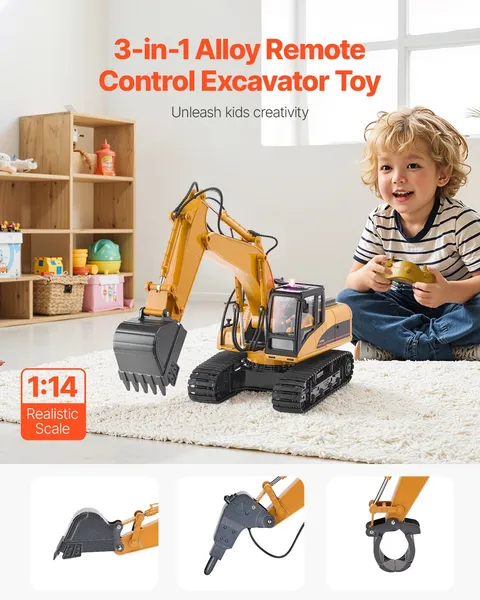 Remote Control Excavator Toy 1 – обзор и цена Kids Y Toys