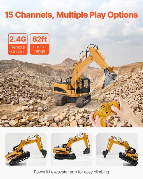 Remote Control Excavator Toy 1 – обзор и цена Kids Y Toys