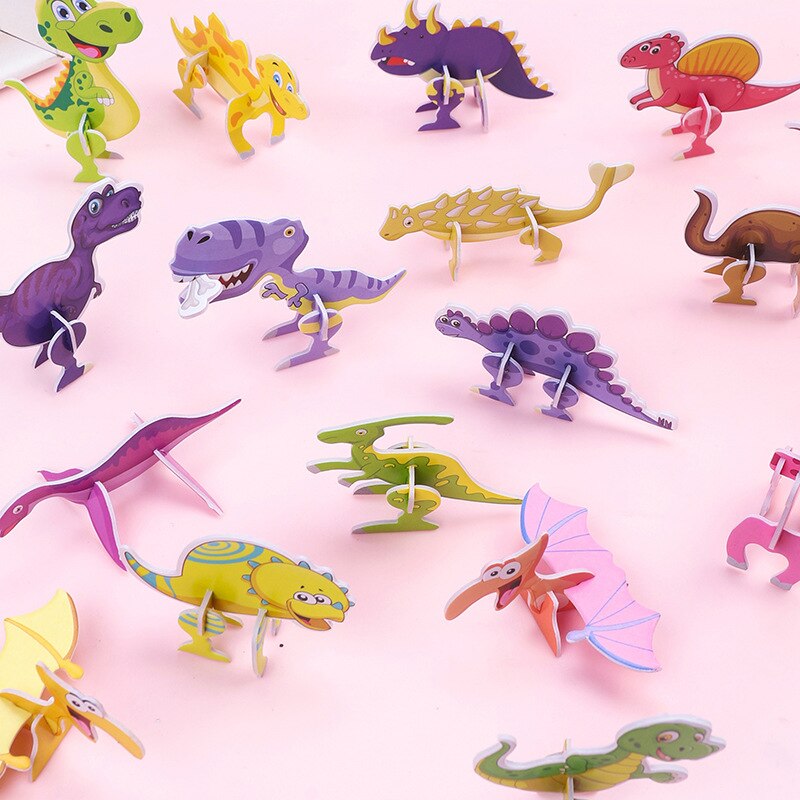 40Pcs Children Paper Dinosaur  – обзор и цена Kids Toys Videos