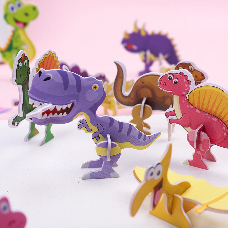 40Pcs Children Paper Dinosaur  – обзор и цена Kids Toys Videos