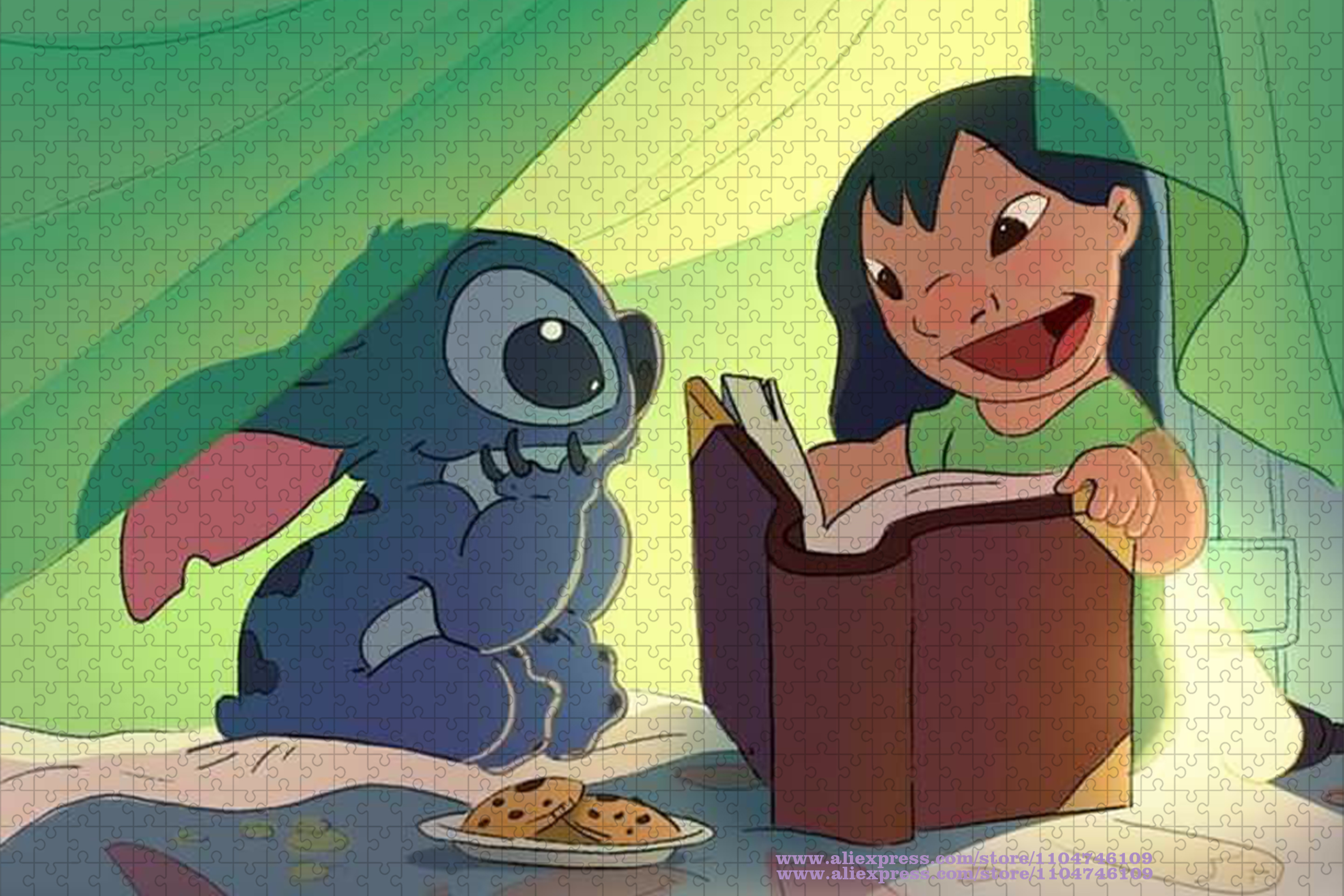 Anime Lilo & Stitch Puzzle Jig – обзор и цена Wooden Puzzle Kids