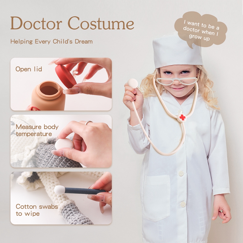 Doctor Toys Pretend Silicone P – обзор и цена Kids Toys Doctor Set