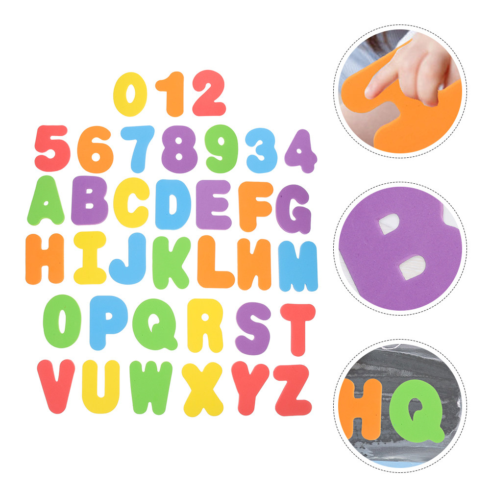 2 Sets Baby Bath Floating Eva  – обзор и цена Bath Letter Number Foam