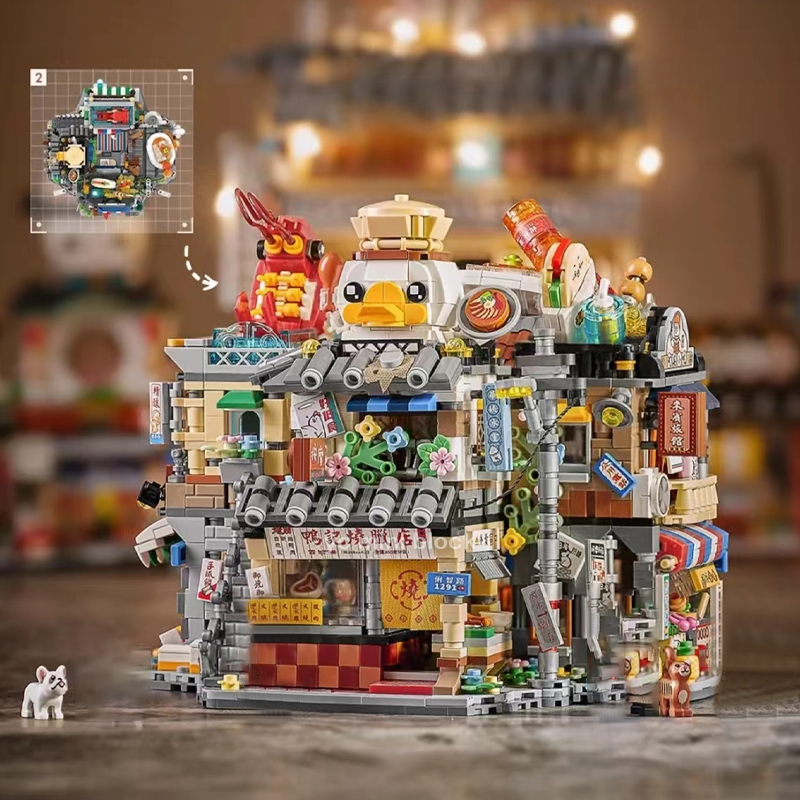 Loz Mini Hong Kong Food Store  – обзор и цена Kids Toys Hong Kong