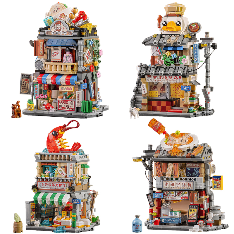 Loz Mini Hong Kong Food Store  – обзор и цена Kids Toys Hong Kong