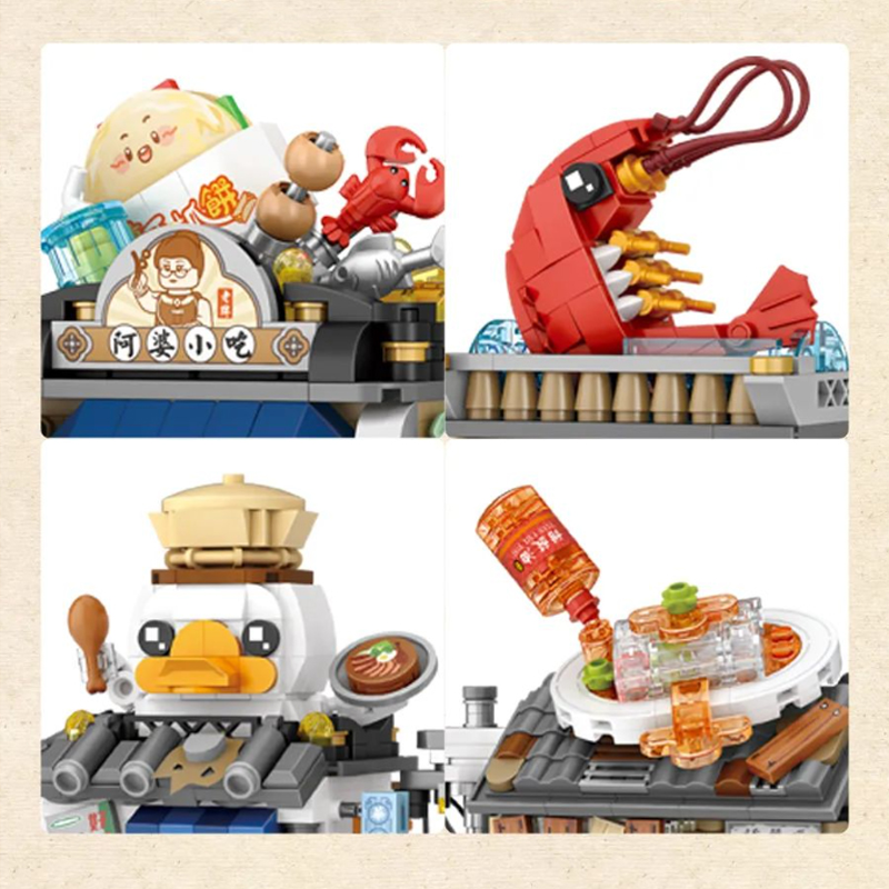 Loz Mini Hong Kong Food Store  – обзор и цена Kids Toys Hong Kong