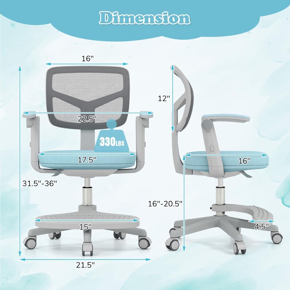 Kids Ergonomic Desk Chair, Adj – обзор и цена Kids & Toys Expo Saudi Arabia