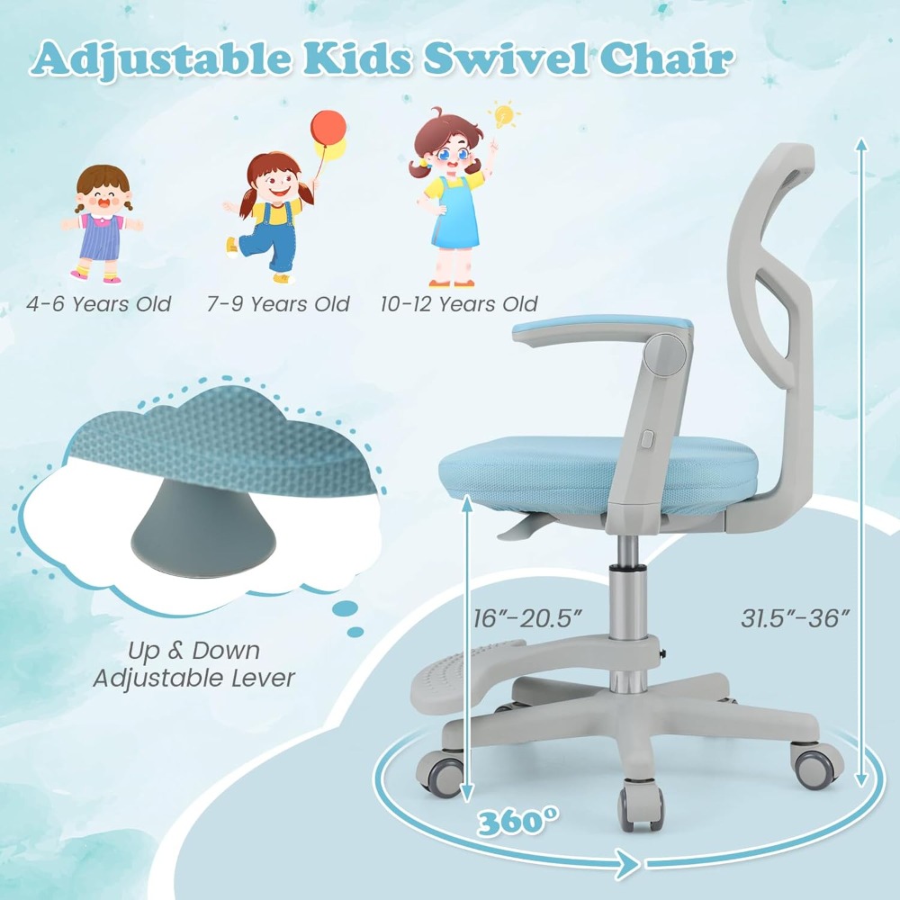 Kids Ergonomic Desk Chair, Adj – обзор и цена Kids & Toys Expo Saudi Arabia