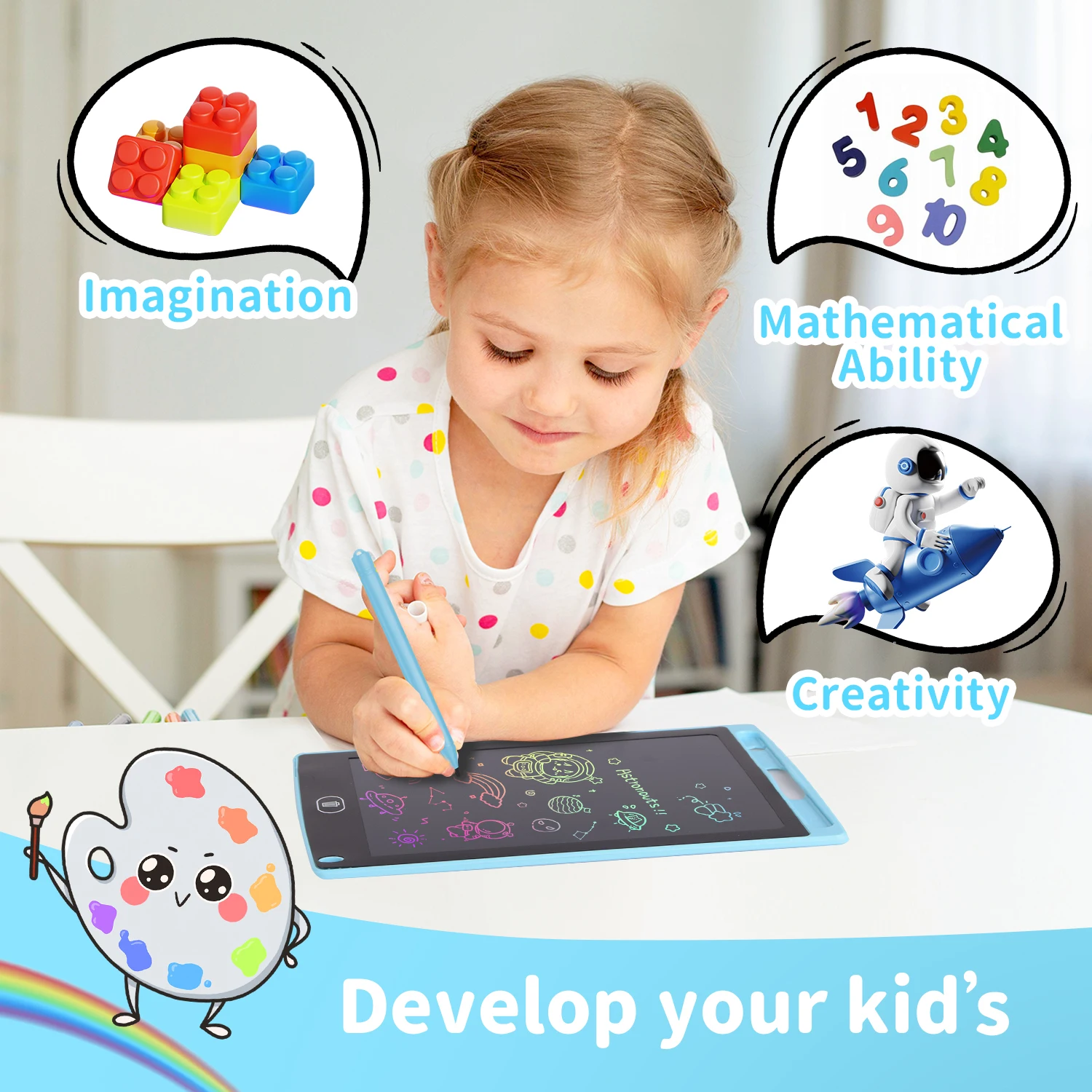 8.5 Inch LCD Writing Tablet Dr – обзор и цена Kids Toys Drawing
