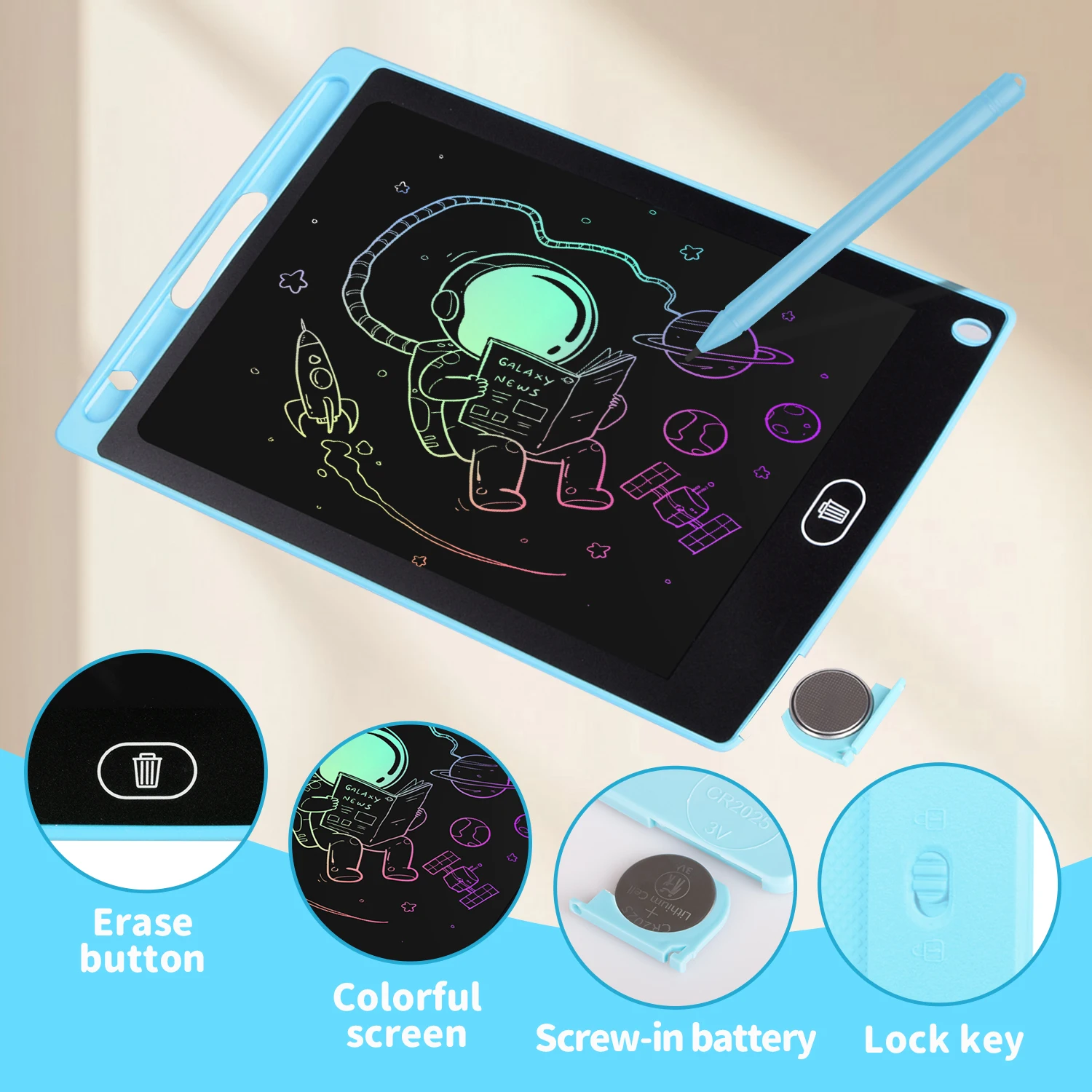 8.5 Inch LCD Writing Tablet Dr – обзор и цена Kids Toys Drawing