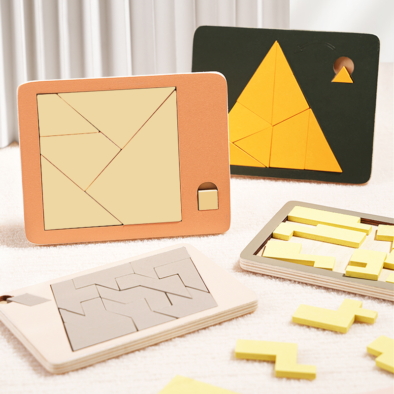 Wooden Geometric Puzzles Chall – обзор и цена Wooden Puzzle Kids