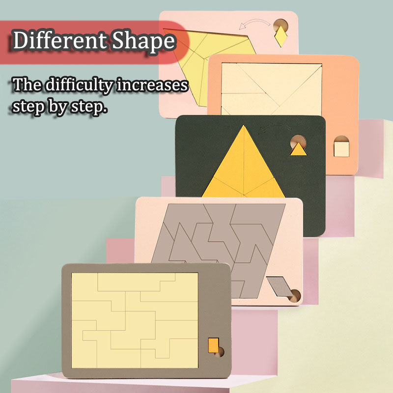 Wooden Geometric Puzzles Chall – обзор и цена Wooden Puzzle Kids