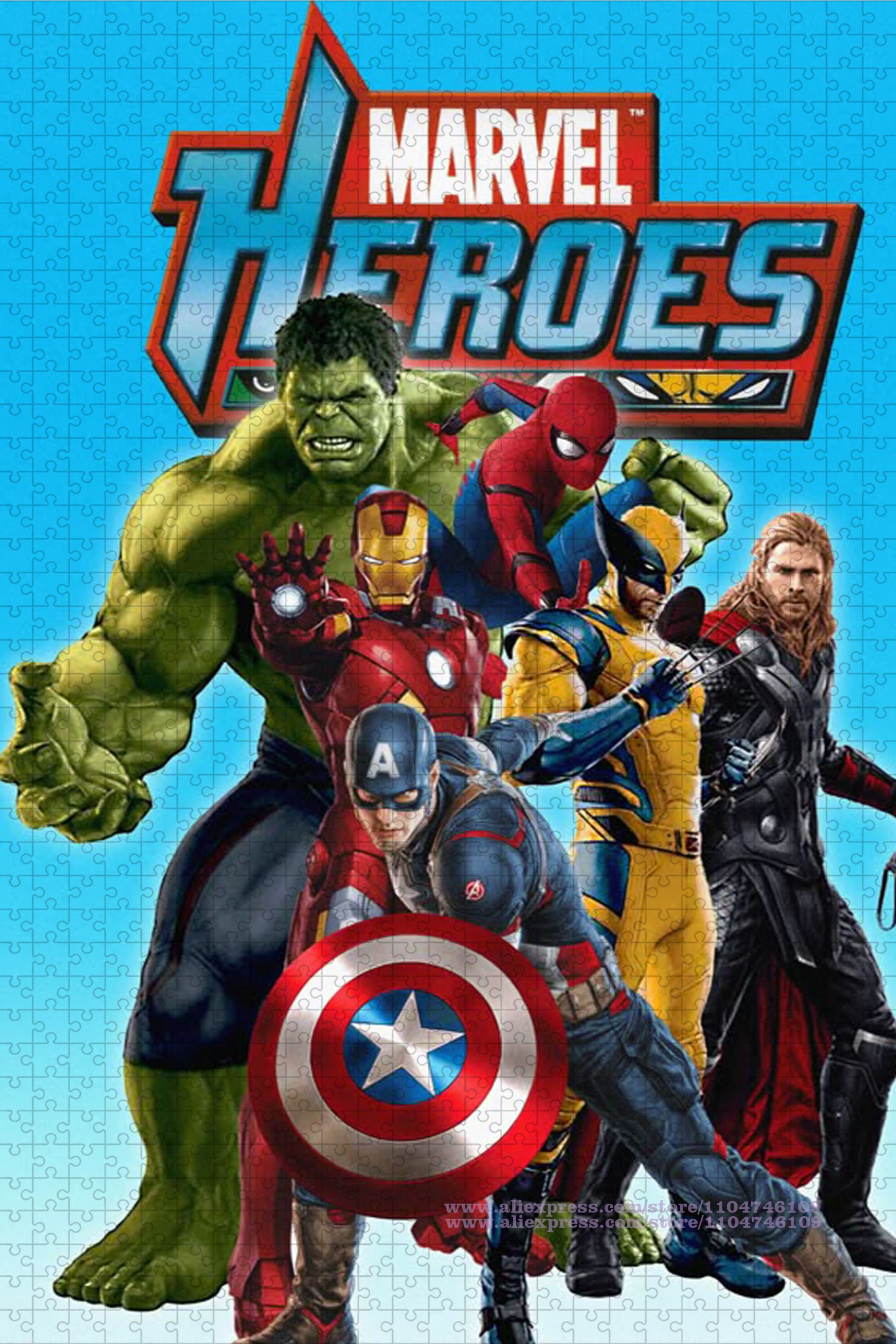 Marvel Heroes Puzzle Jigsaw Ca – обзор и цена Wooden Puzzle Kids