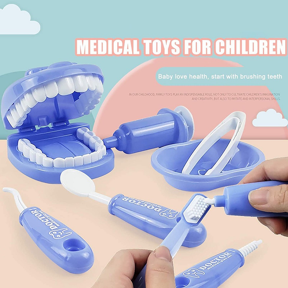 9Pcs Dental Kit Toy Dentistry  – обзор и цена Kids Toys Doctor Set