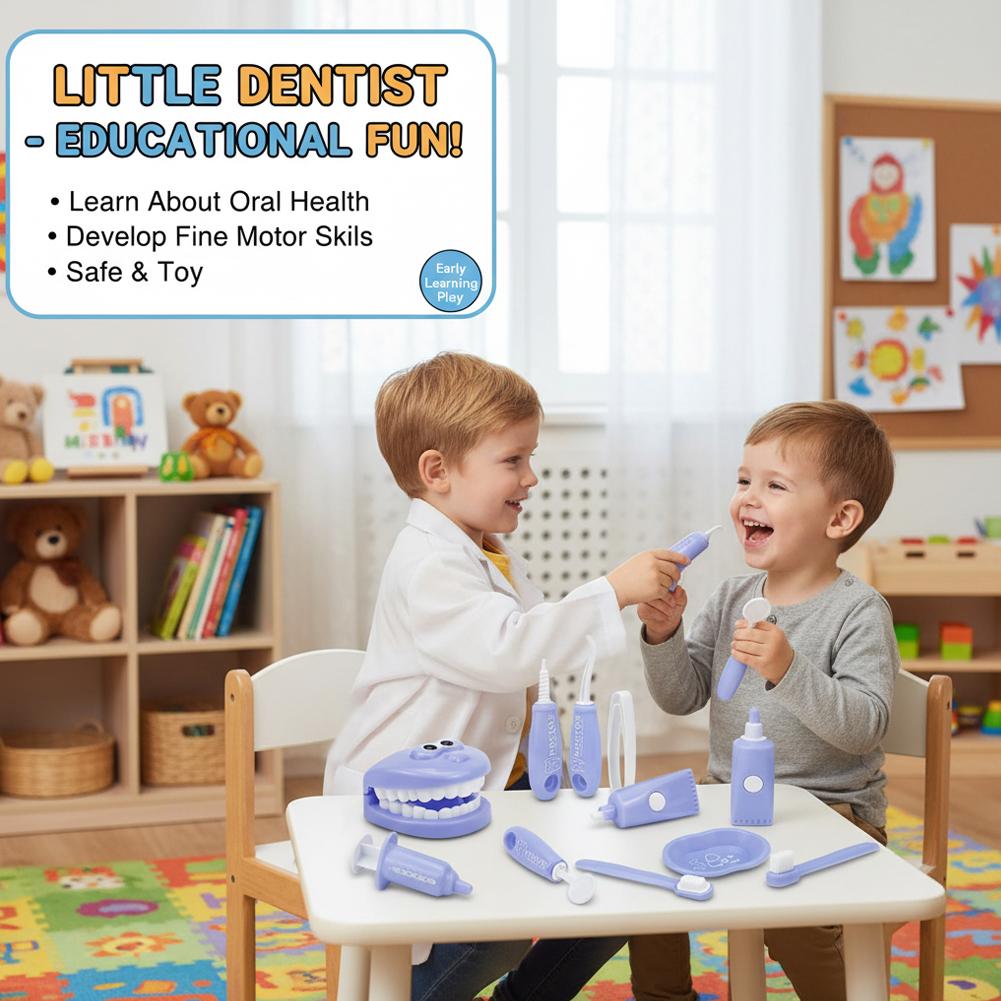 9PCS Simulation Dentist Play S – обзор и цена Kids Toys Doctor Set