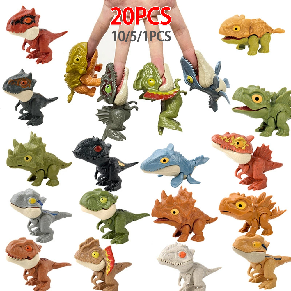 20-1PCS Finger Dinosaur Tricky – обзор и цена Kids Toys Videos