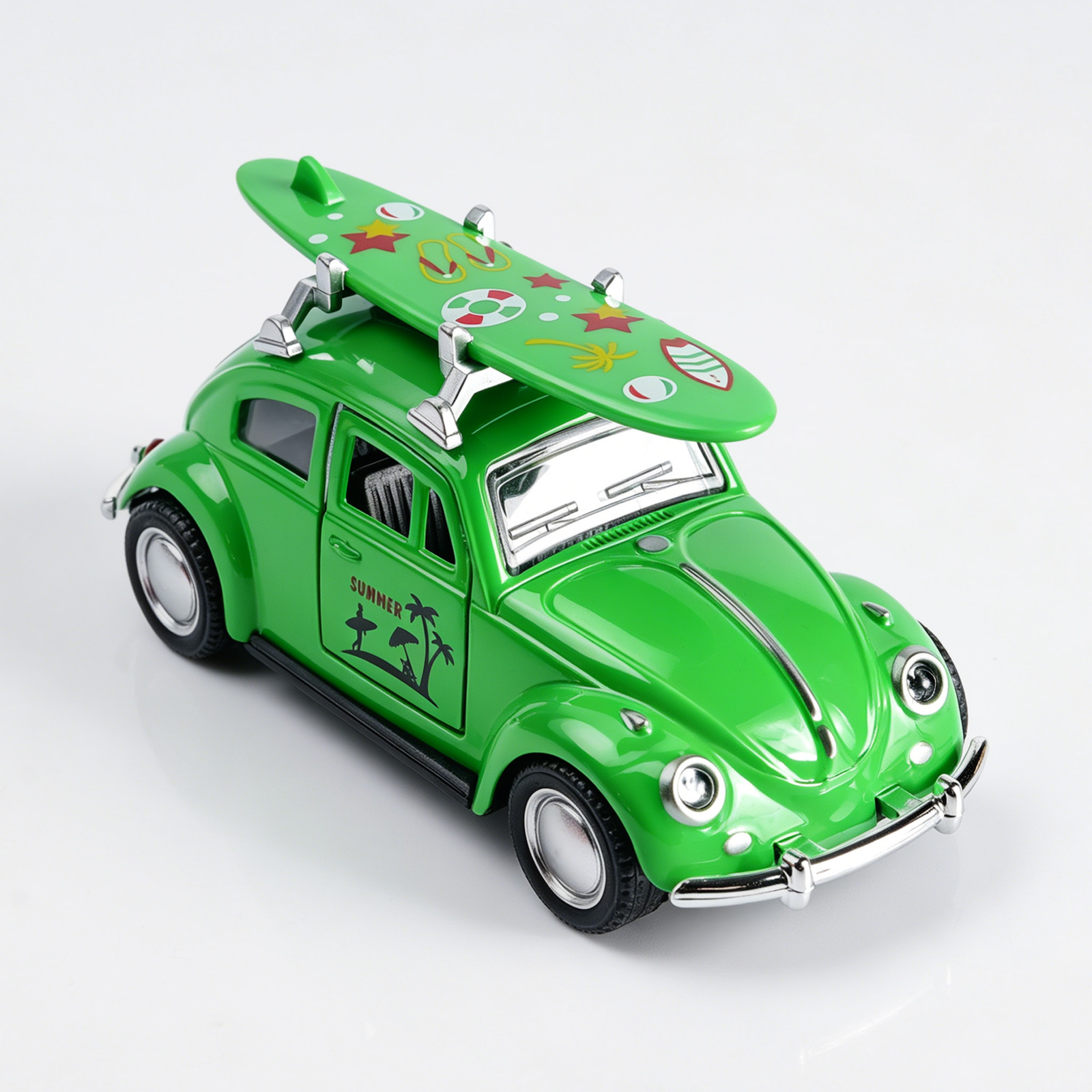 Retro Green Beetle Diecast Car – обзор и цена Kids Y Toys
