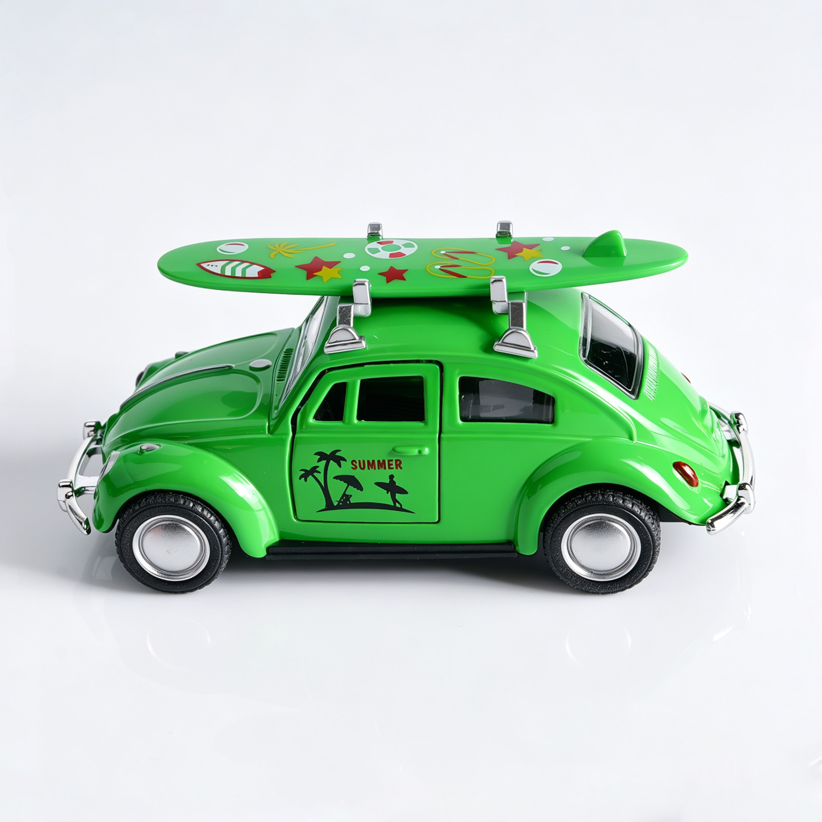 Retro Green Beetle Diecast Car – обзор и цена Kids Y Toys