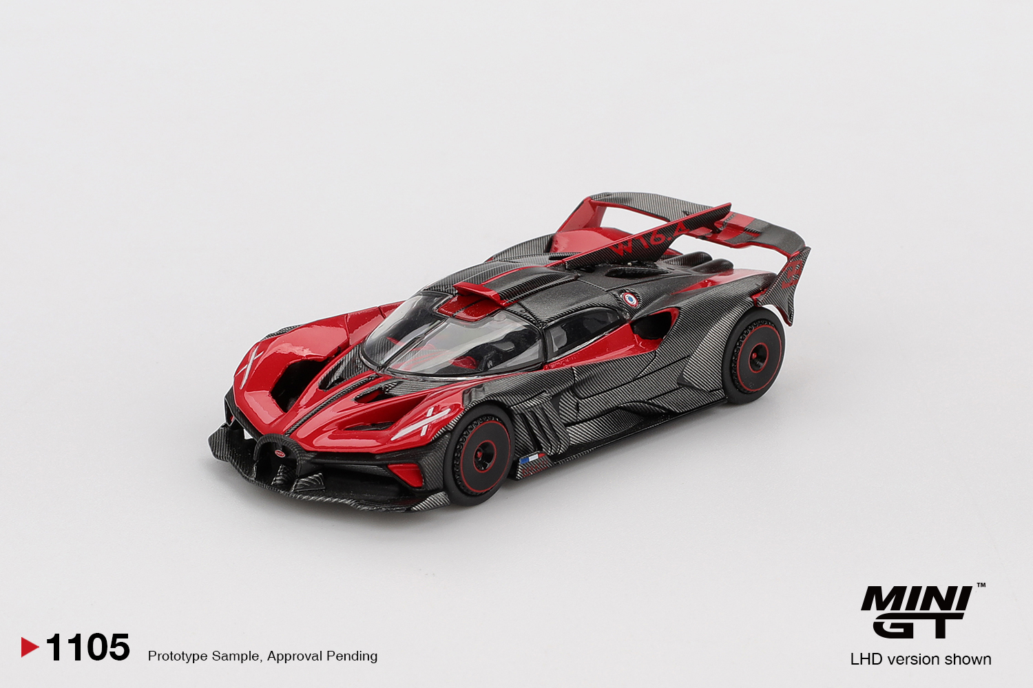 MINIGT 1/64 Bugatti Bolide Red – обзор и цена Kids Y Toys