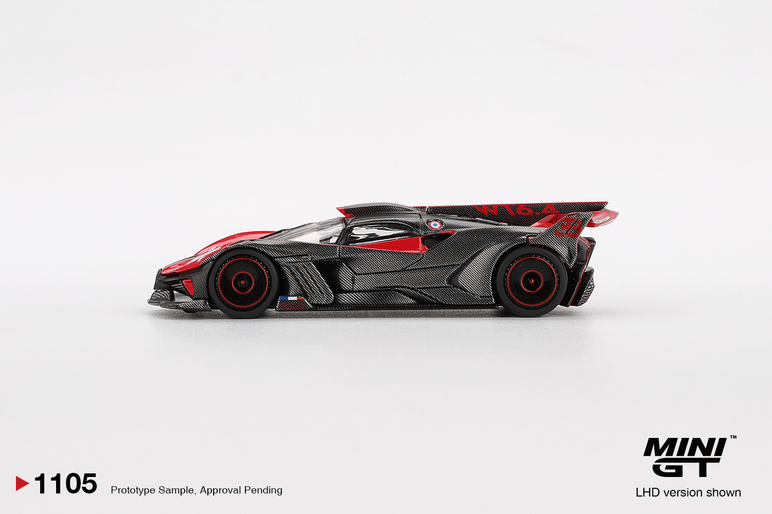 MINIGT 1/64 Bugatti Bolide Red – обзор и цена Kids Y Toys
