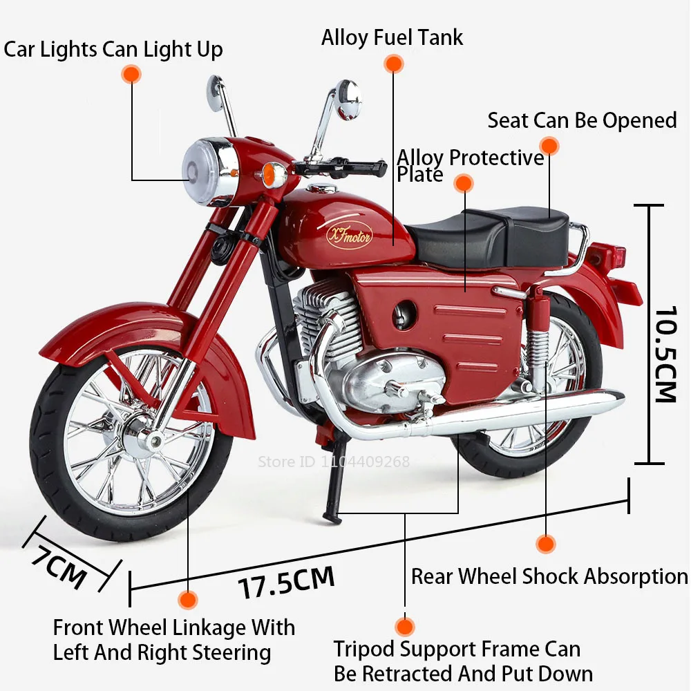 1:10 Scale XF250 Motorcycle Mo – обзор и цена Kids Toys Under $10