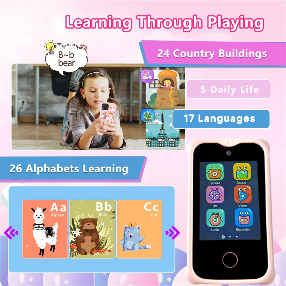 Kids Smart Phone Toys Dual Cam – обзор и цена Kids Toys Smartphone