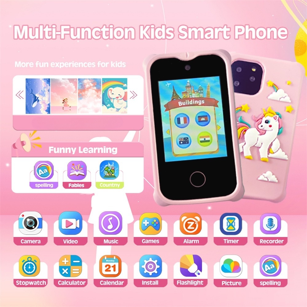 Kids Smart Phone Toys Dual Cam – обзор и цена Kids Toys Smartphone