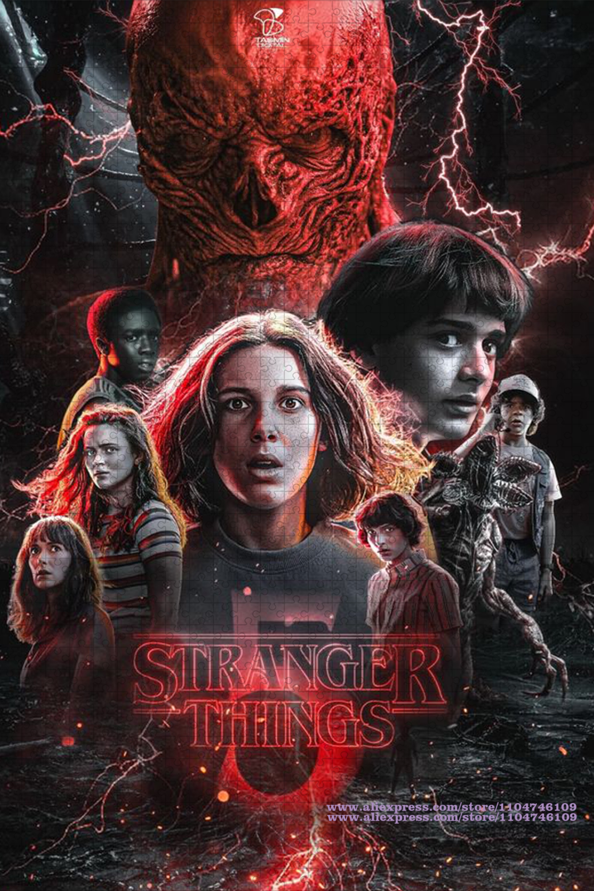 Stranger Things Puzzle Jigsaw  – обзор и цена Wooden Puzzle Kids